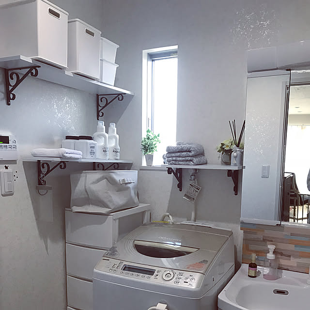 3coins♡/ニトリ/セリア/100均/バス/トイレのインテリア実例 - 2018-03-29 12:57:43