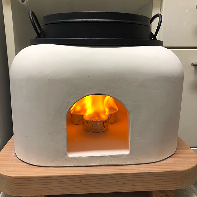 固形燃料炊飯/炊飯器のない生活/南部鉄器/漆喰/かまど...などのインテリア実例 - 2022-10-11 21:10:24