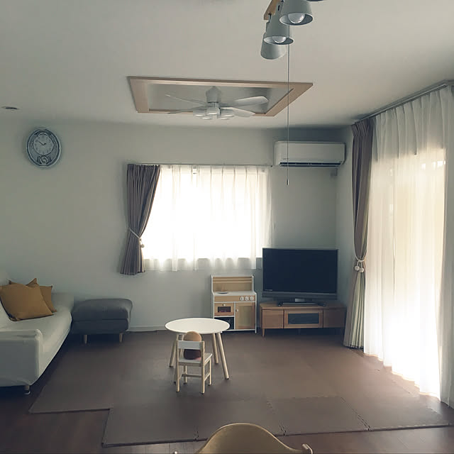 部屋全体/照明/ナチュラル/モノトーン/IKEA...などのインテリア実例 - 2018-07-21 14:02:53