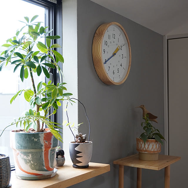 ss.my_homeのINTERFORM-INTERFORM インターフォルム Storuman ストゥールマン 掛時計 CL-2937 電波時計 壁掛時計 掛け時計 ウォールクロック ステップムーブメントの家具・インテリア写真