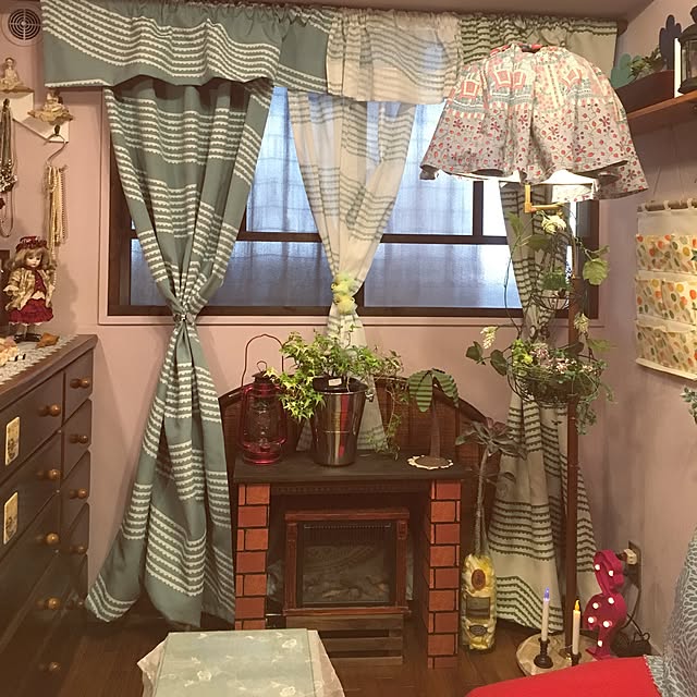 部屋全体/いなざうるす屋さん♡/手作り暖炉風/イイねありがとうございます(^O^)／/ニトリの雑貨...などのインテリア実例 - 2017-06-12 07:37:14