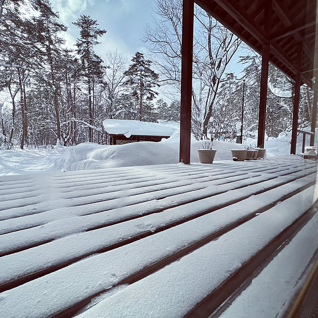 暑中見舞い/雪景色/豪雪地帯/おうちアウトドア/おうち時間を楽しむ...などのインテリア実例 - 2022-08-02 20:11:41