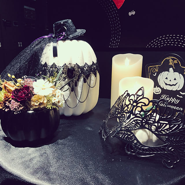 ハロウィン/セリア/ダイソー/100均/机のインテリア実例 - 2021-10-02 18:30:04
