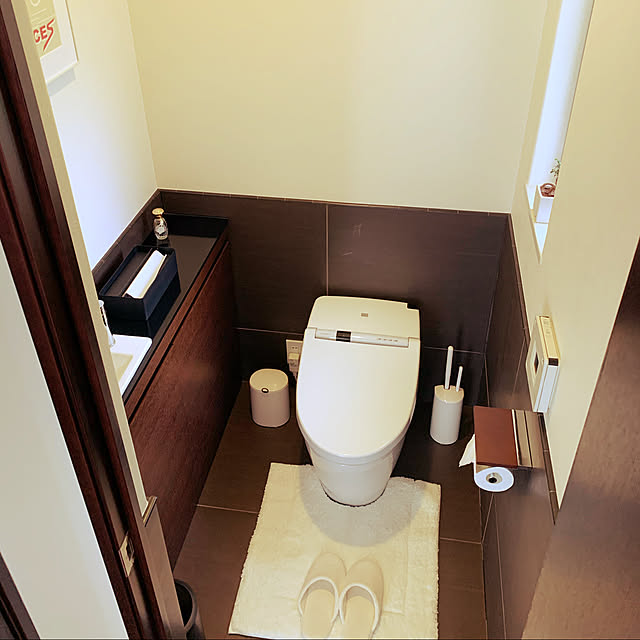 Chikaのmarna-マーナ 2in1トイレブラシ W078W トイレ ブラシ カーブ フチ裏 使いやすい コンパクト ホワイト シンプル 掃除 トイレ掃除 marnaの家具・インテリア写真