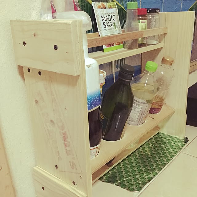 キッチン/木箱文字/DIY/ナチュラルのインテリア実例 - 2017-06-26 15:19:56