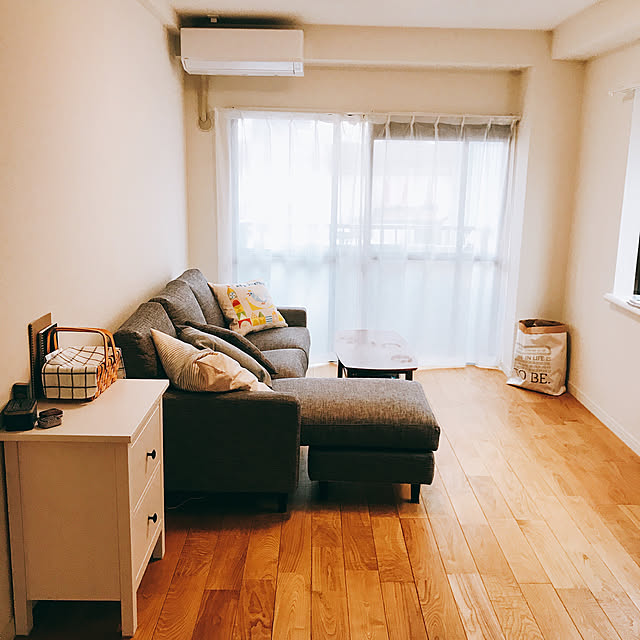 rikaのイケア-IKEA イケア チェスト 引き出し×2 HEMNES ホワイト 通販 603.556.96の家具・インテリア写真
