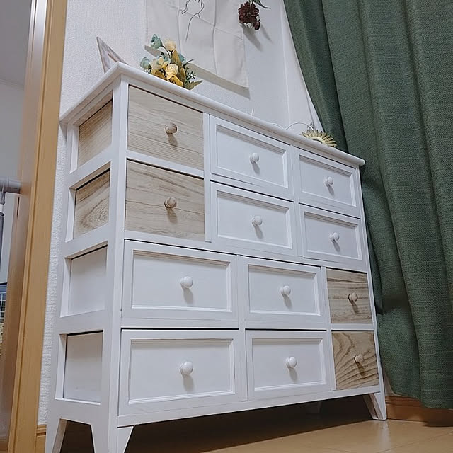 Taromamaの萩原-チェスト 幅90×高さ59cm/柳カゴの家具・インテリア写真