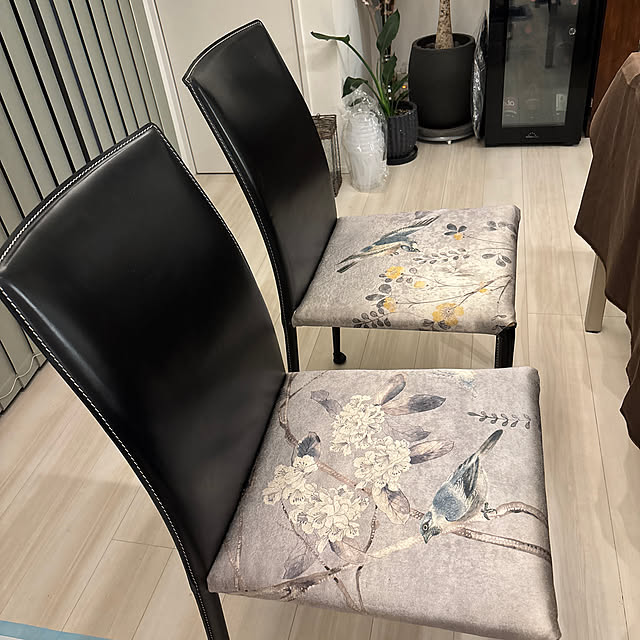 miyabiの萩原-ギャッベ チェアパッド GABBEH D16 約40×40cm OR 270034201の家具・インテリア写真