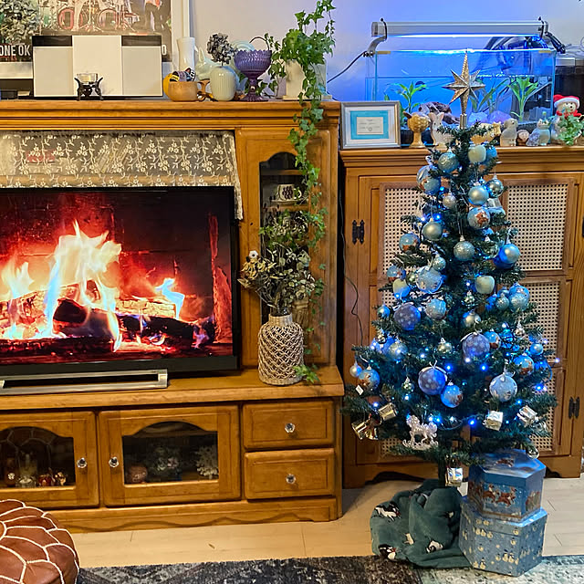 クリスマス/観葉植物/雑貨/北欧/ドライフラワー...などのインテリア実例 - 2021-11-29 17:21:52