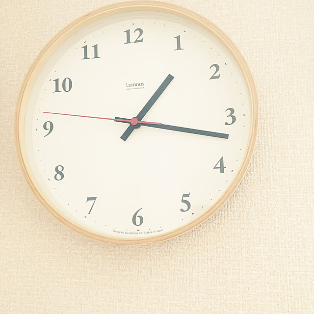 SaramoのLemnos-タカタレムノス Lemnos Plywood clock LC10-21Wの家具・インテリア写真