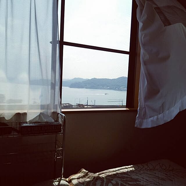 ベッド周り/海が見える家/寝室の窓辺/寝室からの眺め/風が気持ちいい...などのインテリア実例 - 2016-07-23 21:10:28
