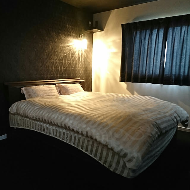 ベッド周り/PanaHome/モノトーンインテリア/お洒落ℒℴѵℯ*¨/スタイリッシュモダン...などのインテリア実例 - 2017-11-23 11:29:18