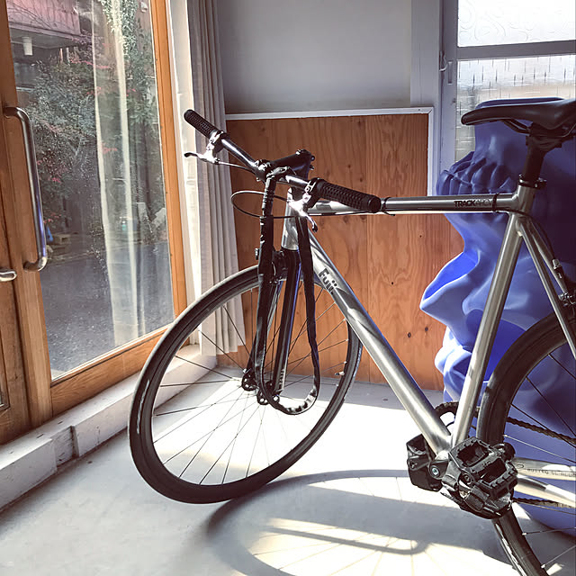 玄関/入り口/自転車のある部屋/自転車置き場/TRACKARCV/ピストバイクのインテリア実例 - 2018-02-24 11:19:55
