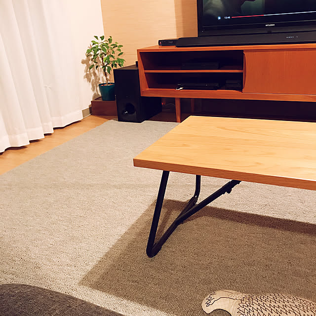 無印良品 折りたたみローテーブル・幅90cm・オーク材 オーク 無印良品 折りたたみローテーブル・幅90cm・オーク材 オーク