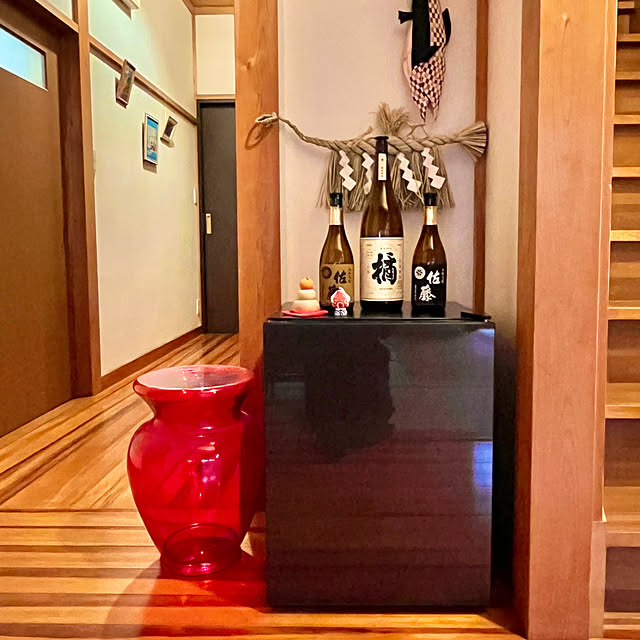 お酒のボトルたち/お酒好き/お酒コーナー/お酒専用冷蔵庫/ミニ冷蔵庫...などのインテリア実例 - 2026-01-11 17:10:52