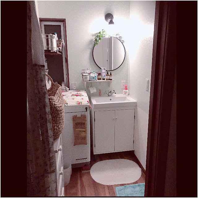 IKEAの洗面台/IKEAの鏡/IKEA照明/バス/トイレのインテリア実例 - 2020-09-23 23:30:32