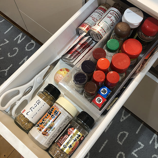 我が家だけですか？調味料増えていく.../調味料収納/マイホーム/引き出し収納/注文住宅...などのインテリア実例 - 2022-06-17 20:09:47