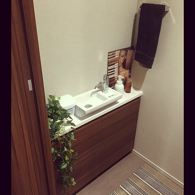 バス/トイレ/トイレインテリア/シンプル/ヴィンテージ風/観葉植物のある部屋...などのインテリア実例 - 2017-09-23 17:33:06