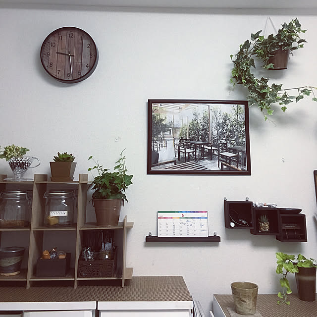 雑貨/カフェ風/フェイクグリーン/ハンドメイド/壁/天井のインテリア実例 - 2019-05-13 09:31:03