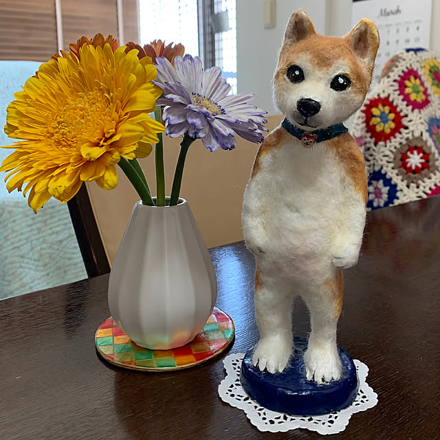チワワ (置物 犬雑貨 粘土細工) あったかい チワワ (置物 犬雑貨 粘土細工) あったかい