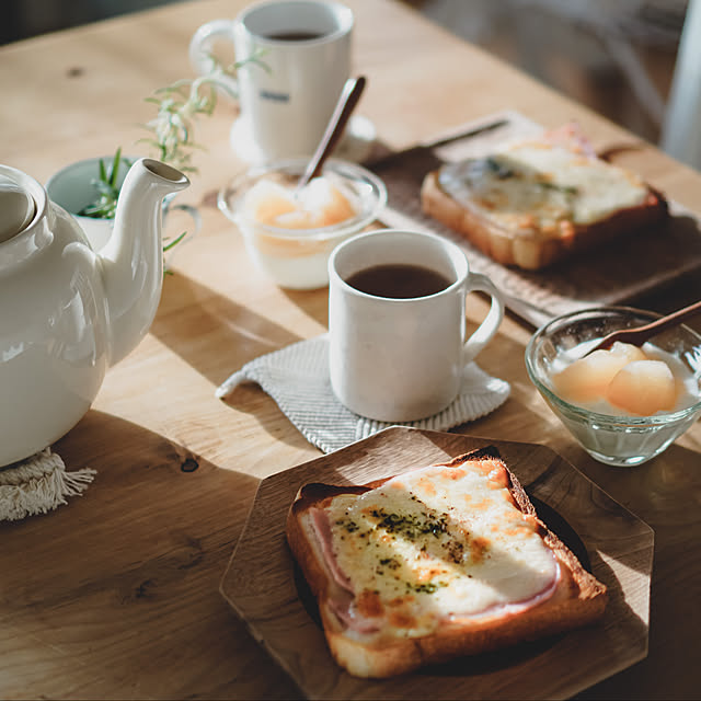 cogu/朝の風景/朝ごパン/breakfast/simple life...などのインテリア実例 - 2021-02-26 08:48:09