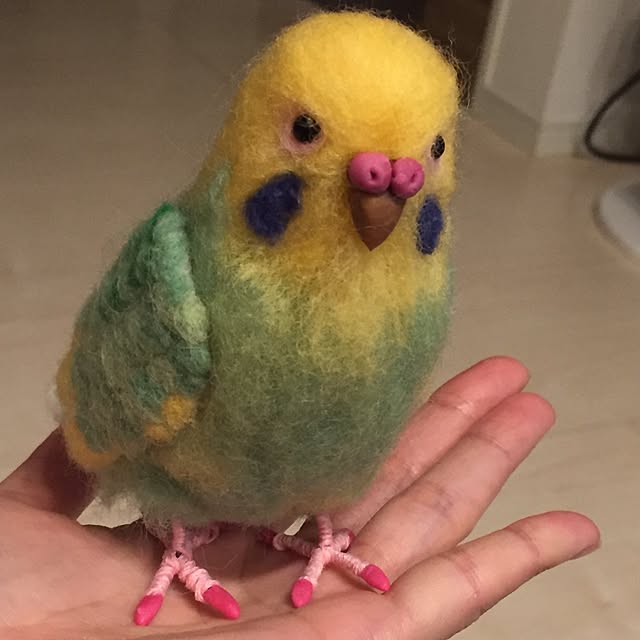 1名様募集】羊毛フェルト インコちゃんオーダーページ① ならせ