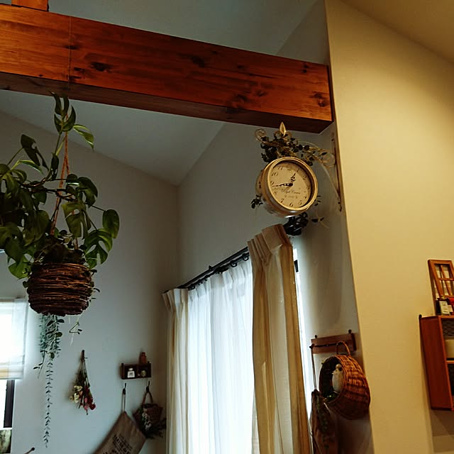部屋全体/時計/モンステラのインテリア実例 - 2017-07-17 12:45:12