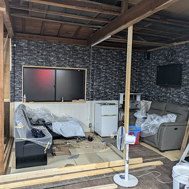 部屋全体/自己満足/DIY/リフォーム/リフォーム中…....などのインテリア実例 - 2024-11-11 01:36:56
