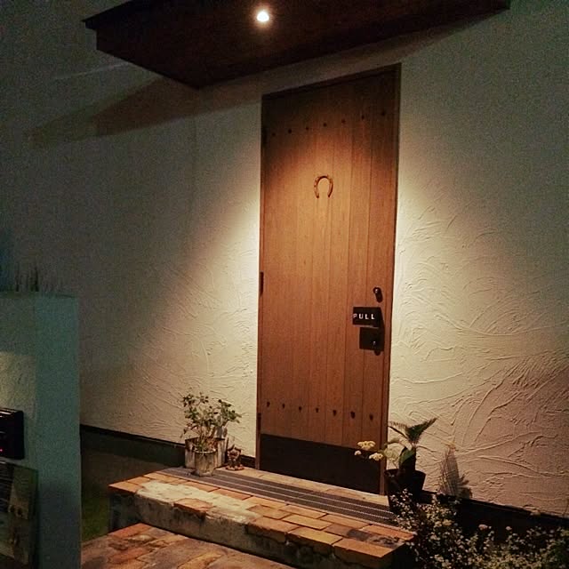 玄関/入り口/雑貨/DIY/植物/アンティーク...などのインテリア実例 - 2014-06-27 22:27:54