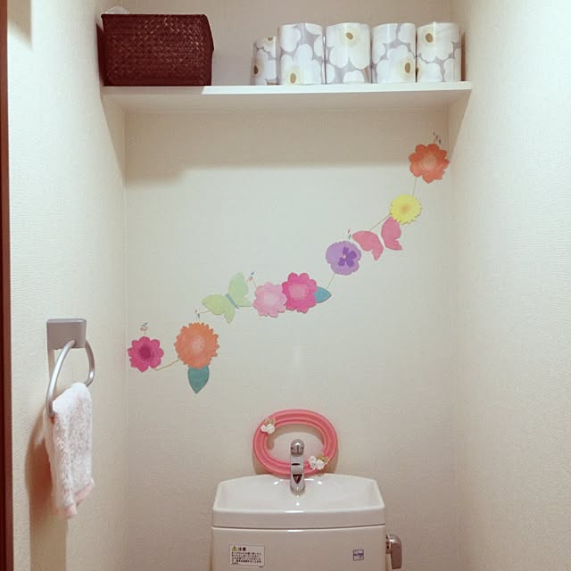 バス/トイレ/マリメッコ/トイレットペーパーホルダーのインテリア実例 - 2013-09-16 15:22:35