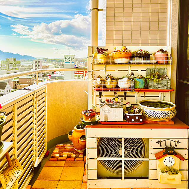 メダカ鉢/メダカ/景色/空/DIY...などのインテリア実例 - 2023-02-19 07:38:54