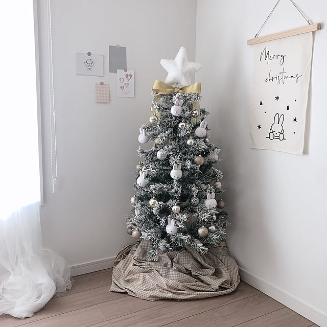 クリスマス/ファブリックポスター/ニトリ/クリスマスツリー/ミッフィー...などのインテリア実例 - 2021-12-10 13:11:08