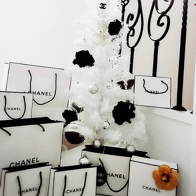 玄関/入り口/Xmas/ツリー/CHANEL/ホワイトインテリア...などのインテリア実例 - 2020-12-27 17:13:25