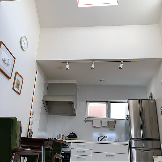 天窓のある部屋/カリモク60/シンプルが好き/モケットグリーン/猫との暮らし...などのインテリア実例 - 2020-02-15 09:50:16
