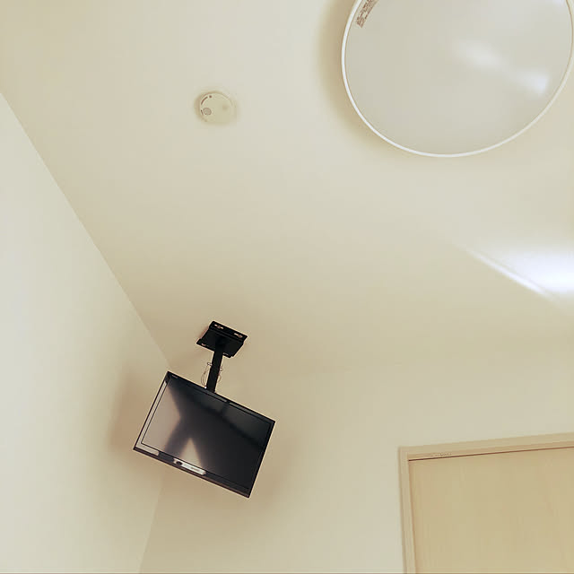 ベッド周り/スペースの有効活用/テレビ/吊り下げ/電磁波カット...などのインテリア実例 - 2018-02-03 15:30:12