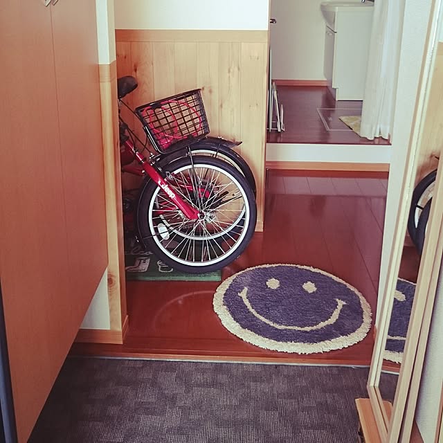 玄関/入り口/賃貸/自転車のインテリア実例 - 2017-07-08 20:07:30