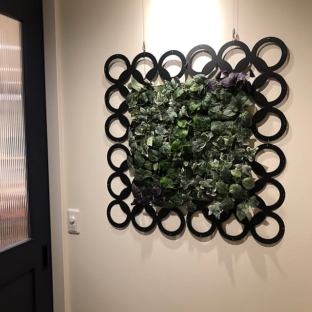 ウォールグリーン/ウォールグリーン作ってみた/DIY/観葉植物/IKEA...などのインテリア実例 - 2020-12-26 17:50:36