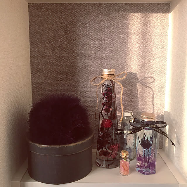 棚/tommy1さんのハーバリウム♡/好きな物に囲まれて暮らす♡のインテリア実例 - 2019-02-25 17:14:36