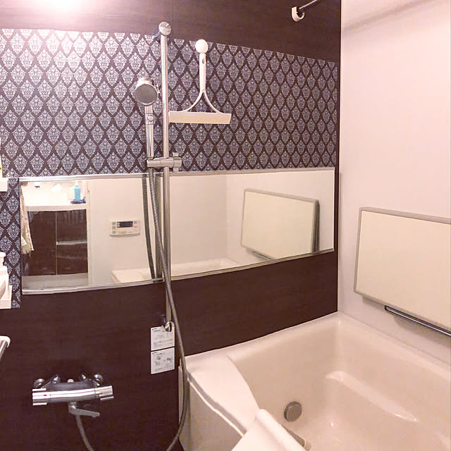 ダイソーリメイクシート/節水シャワーヘッド/Daiso/バス/トイレのインテリア実例 - 2021-09-06 00:48:33