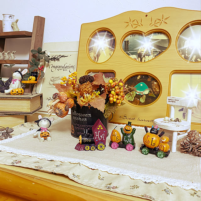 セカンドリビング/ハロウィン/秋色インテリア/愛用品/フェイクグリーン...などのインテリア実例 - 2022-09-20 06:26:39