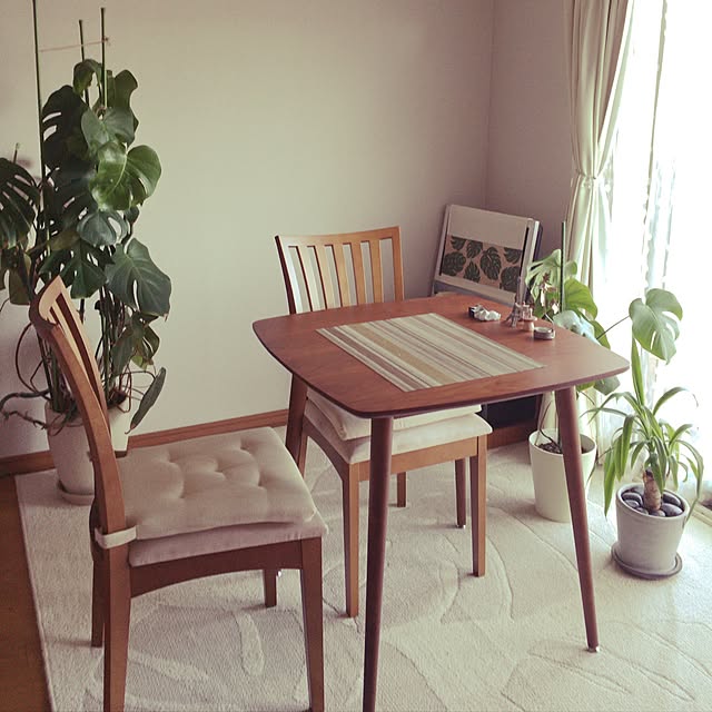 机/観葉植物/カフェ風/ナチュラルのインテリア実例 - 2016-10-08 08:46:22