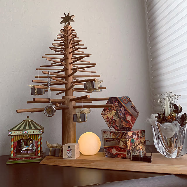 クリスマス メリーゴーランドのおしゃれなアレンジ・飾り方の クリスマス メリーゴーランドのおしゃれなアレンジ・飾り方の