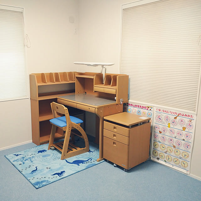 コイズミ学習机 本棚 キャスター ① 澄ま コイズミ学習机 本棚 キャスター ① 澄ま