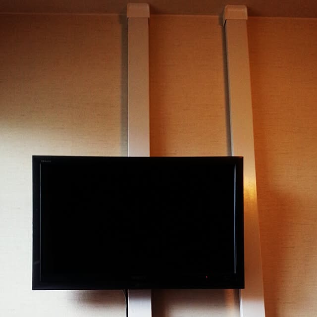 リビング/ディアウォール/DIY/テレビ/壁付けテレビ...などのインテリア実例 - 2016-12-12 17:33:13