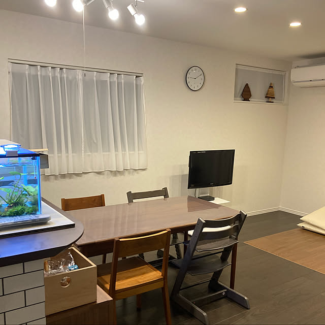 少し模様替え/スタンドテレビ台/キャスター付き/すっきり暮らす/シンプル...などのインテリア実例 - 2022-03-08 21:51:39