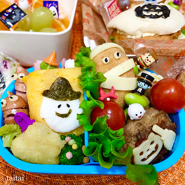 お弁当/ハロウィン/北欧インテリア/カラフル/北欧✖️カラフル...などのインテリア実例 - 2020-11-02 09:20:34