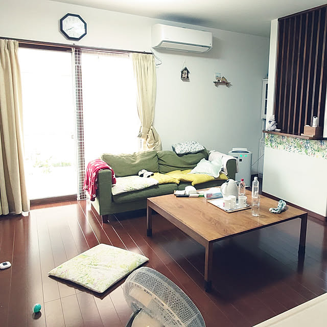 部屋全体/ソファ/夏休み/片付けたそばから散らかるのインテリア実例 - 2022-08-08 23:22:29