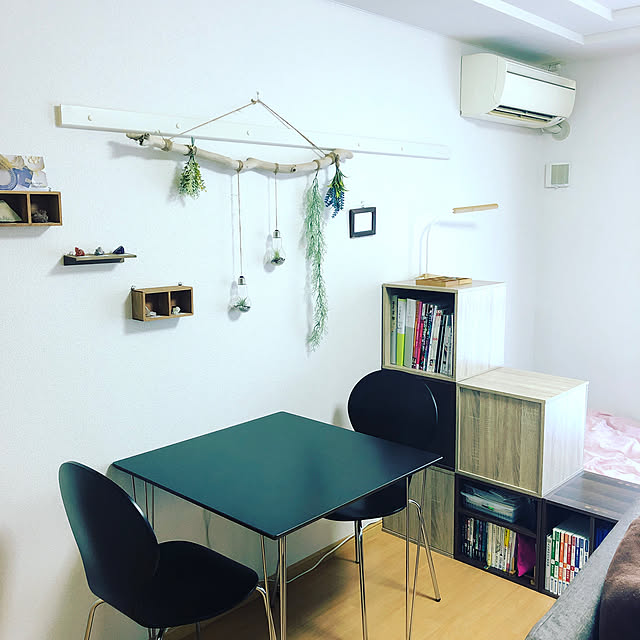 部屋全体/流木インテリア/DIY/ダイソー/一人暮らし...などのインテリア実例 - 2018-12-12 12:26:37