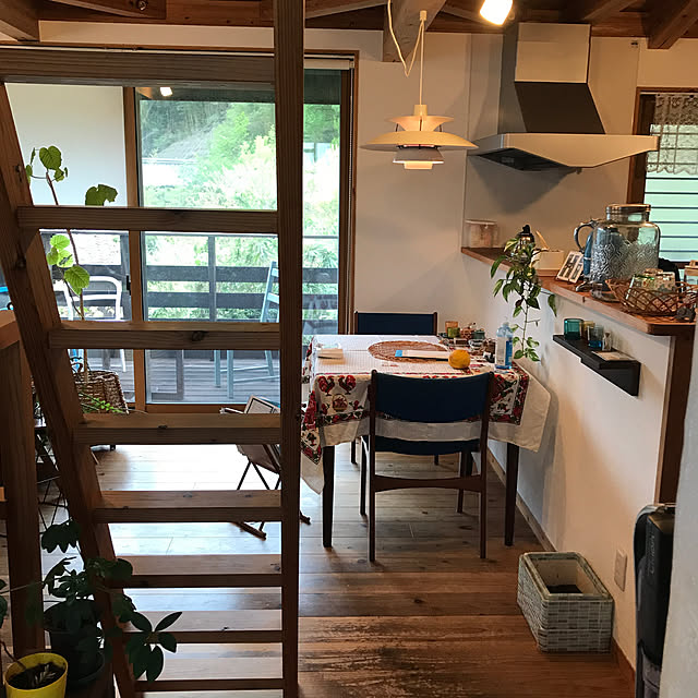部屋全体/木の家/ロフトのある部屋/テーブルクロス/PH5...などのインテリア実例 - 2024-04-16 07:22:23