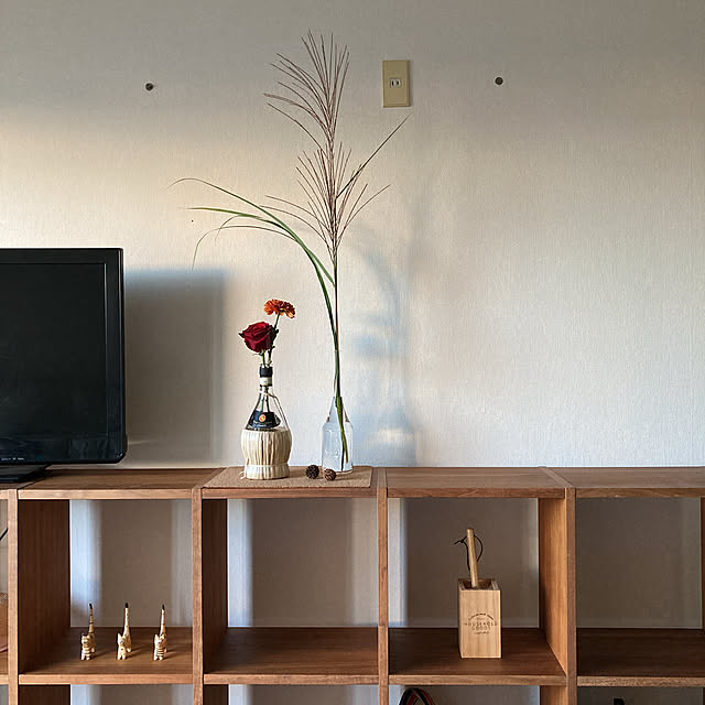 ススキ/無印良品スタッキングシェルフ/無印良品/こどもと暮らす/レスイズモア...などのインテリア実例 - 2021-09-20 17:11:33